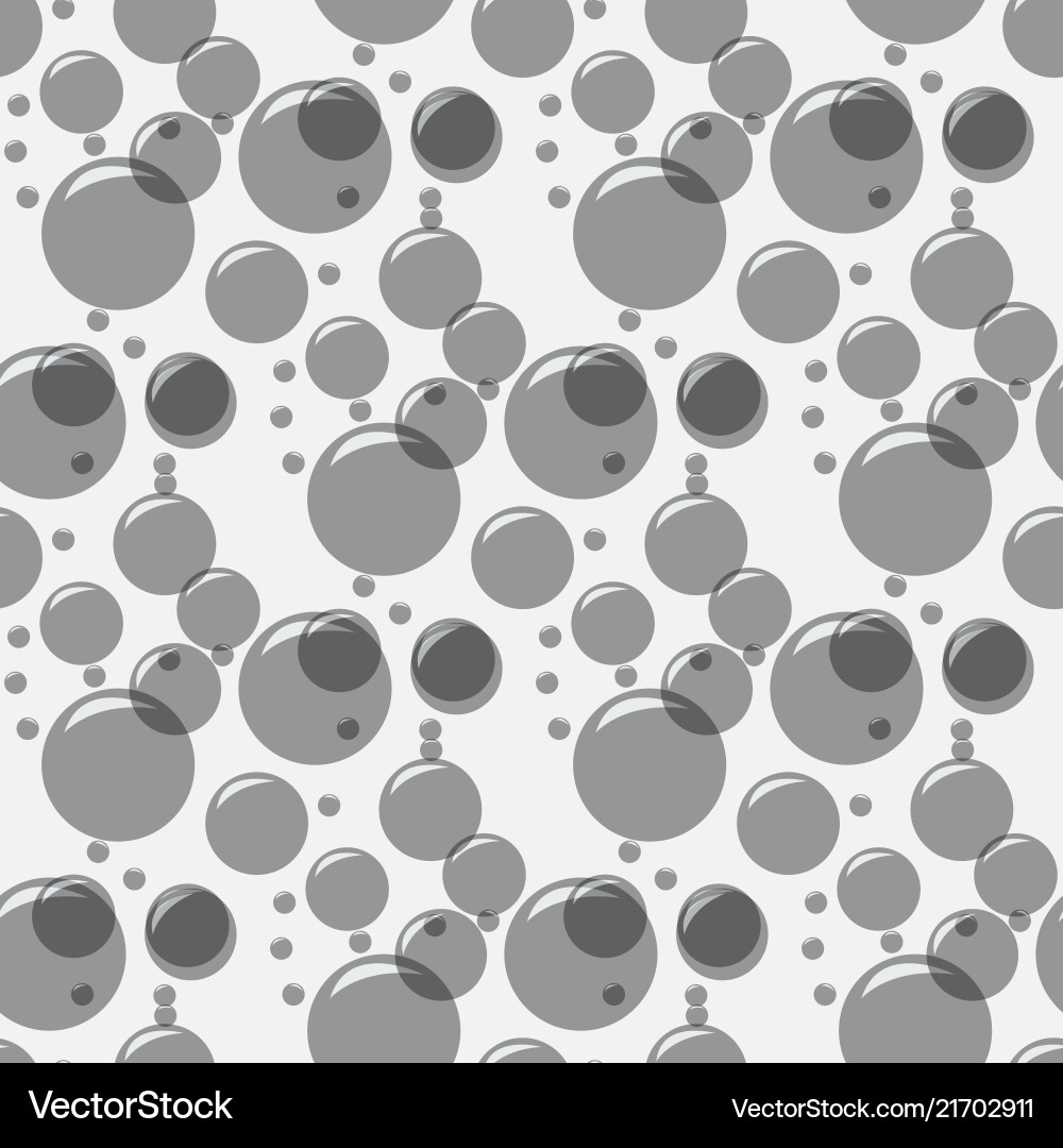 Seamless soap bubbles pattern background Seamless soap bubbles pattern background vector image