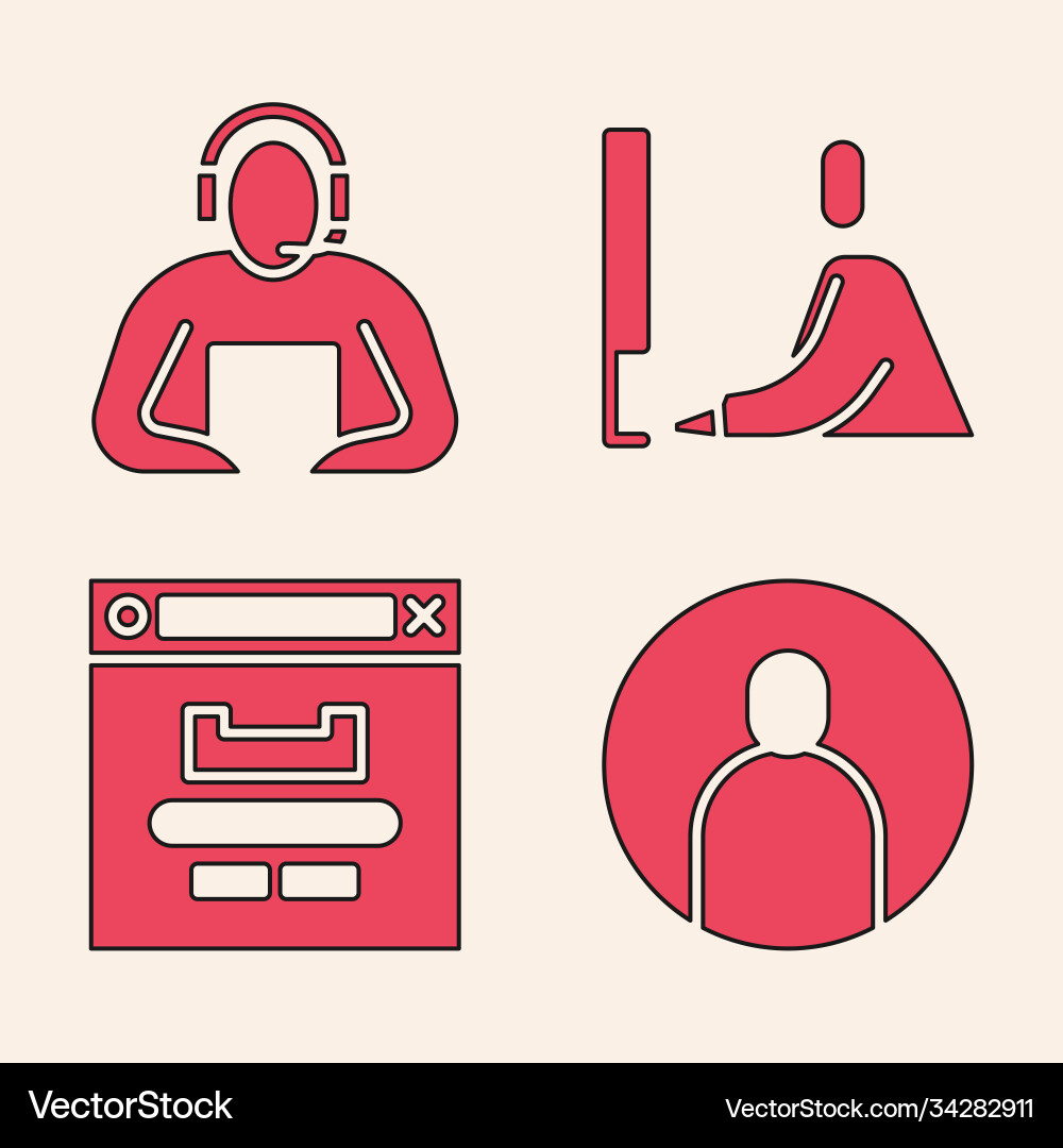 Set create account screen student Set create account screen student Vector Image