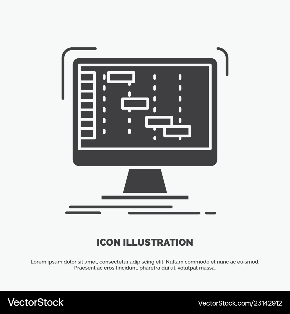Ableton application daw digital sequencer icon Vector Image