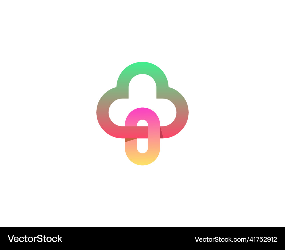 Abstract bright gradient tree rings icon Abstract bright gradient tree rings icon vector image