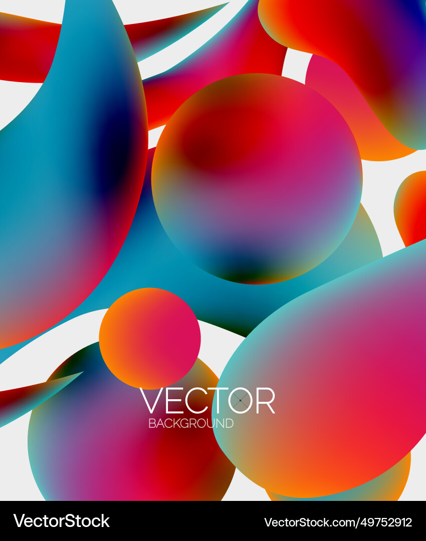 Abstract glowing shapes background Abstract glowing shapes background Vector Image