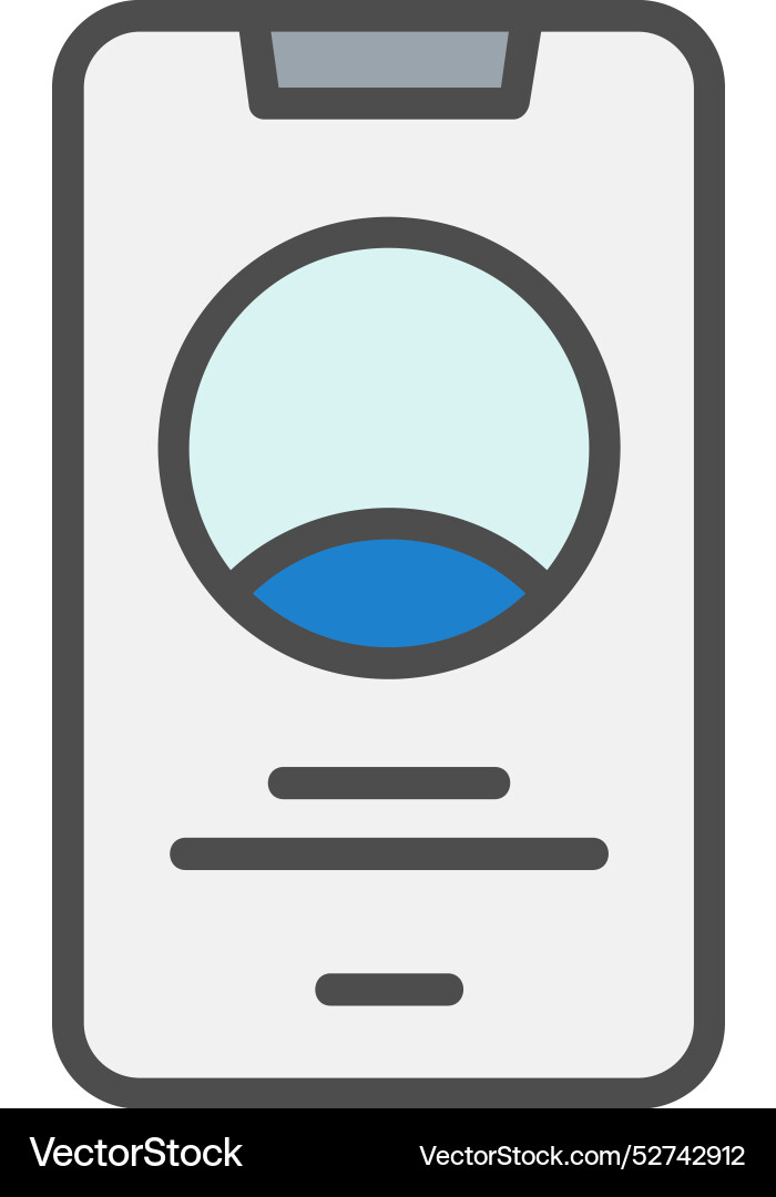 Add contact line filled icon design vector image
