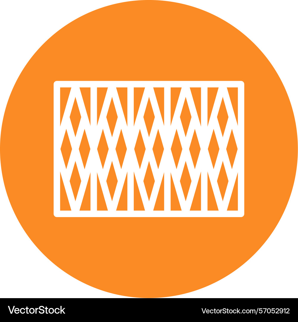 Camouflage netting line circle style icon design Vector Image