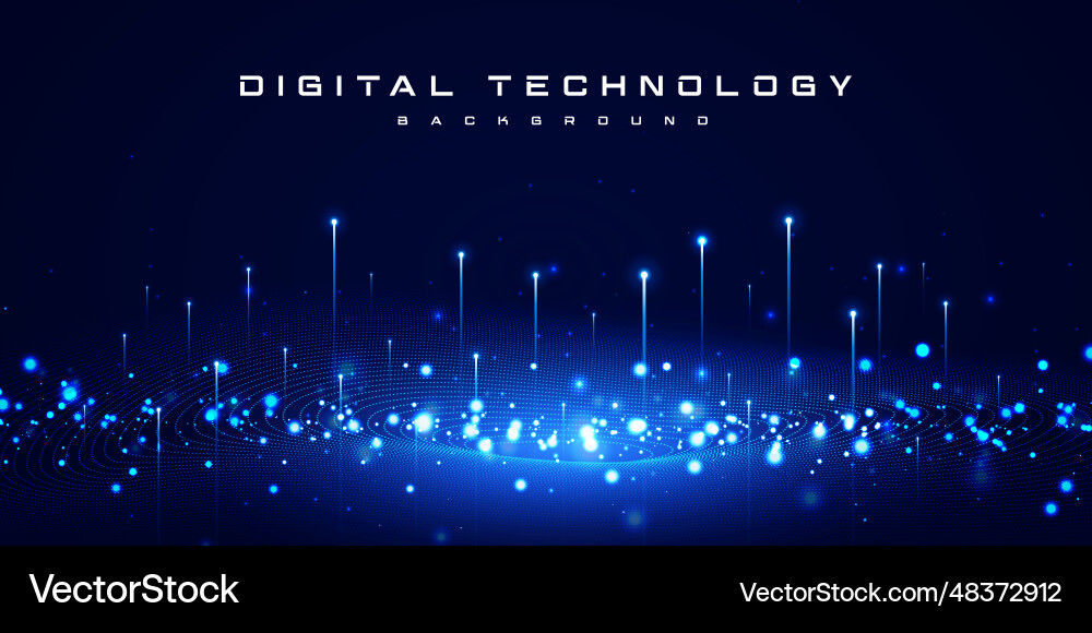 Digital technology internet network speed connect Digital technology internet network speed connect vector image