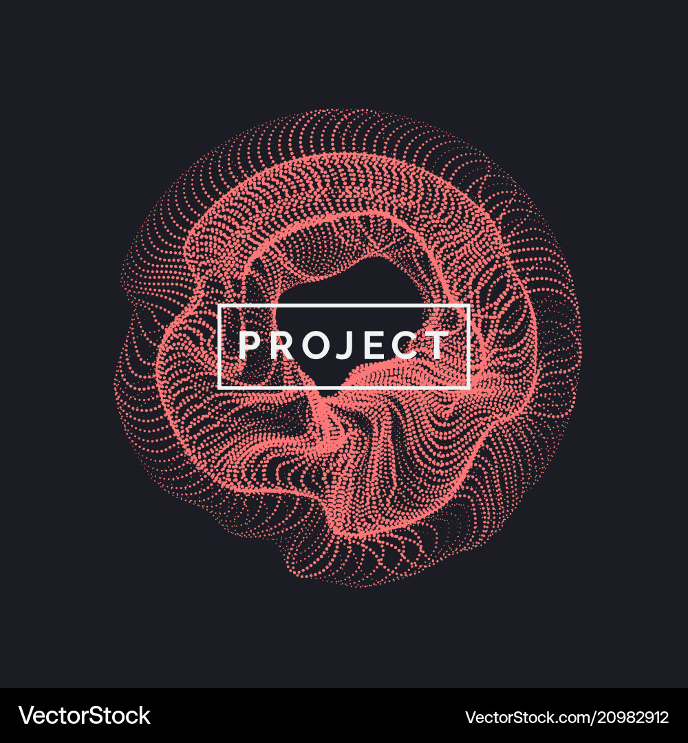 Dynamic Fluid Waves Vector Image
