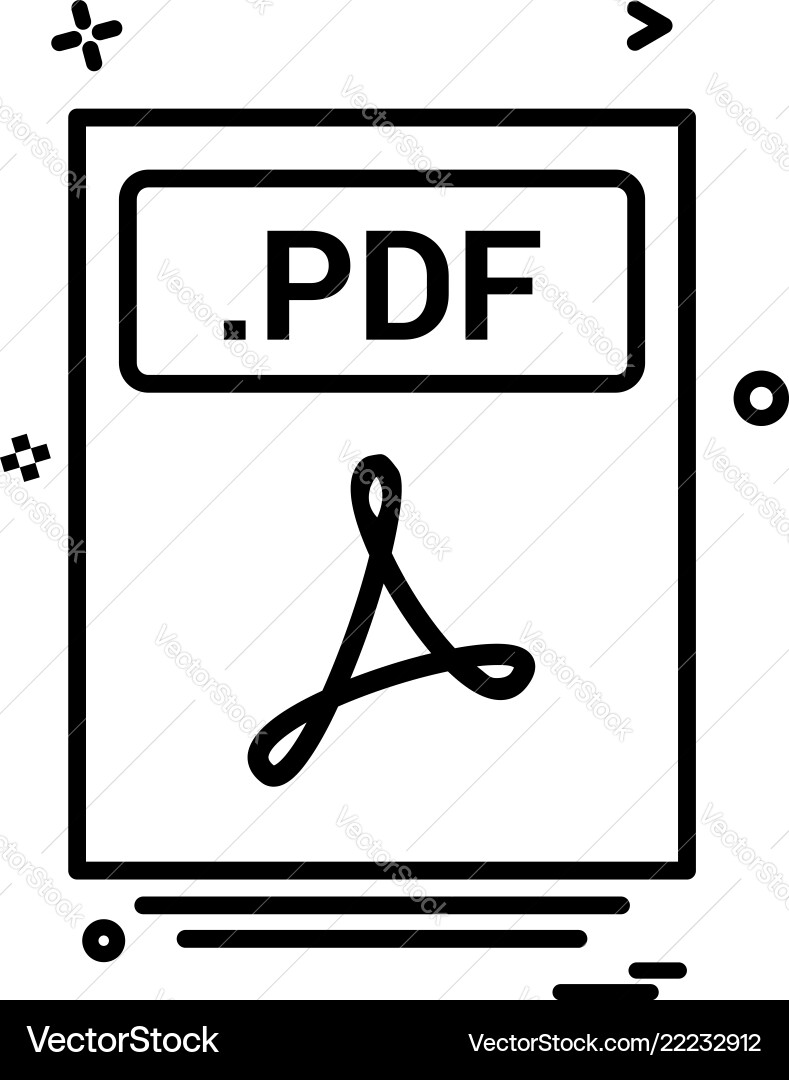 File files pdf icon design Vector Image