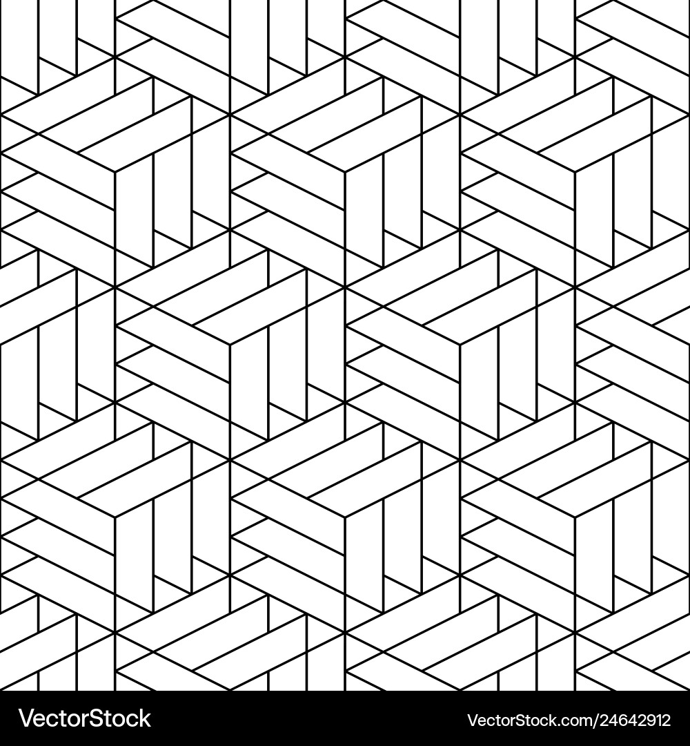 Geometric Ornamental Pattern Vector Image