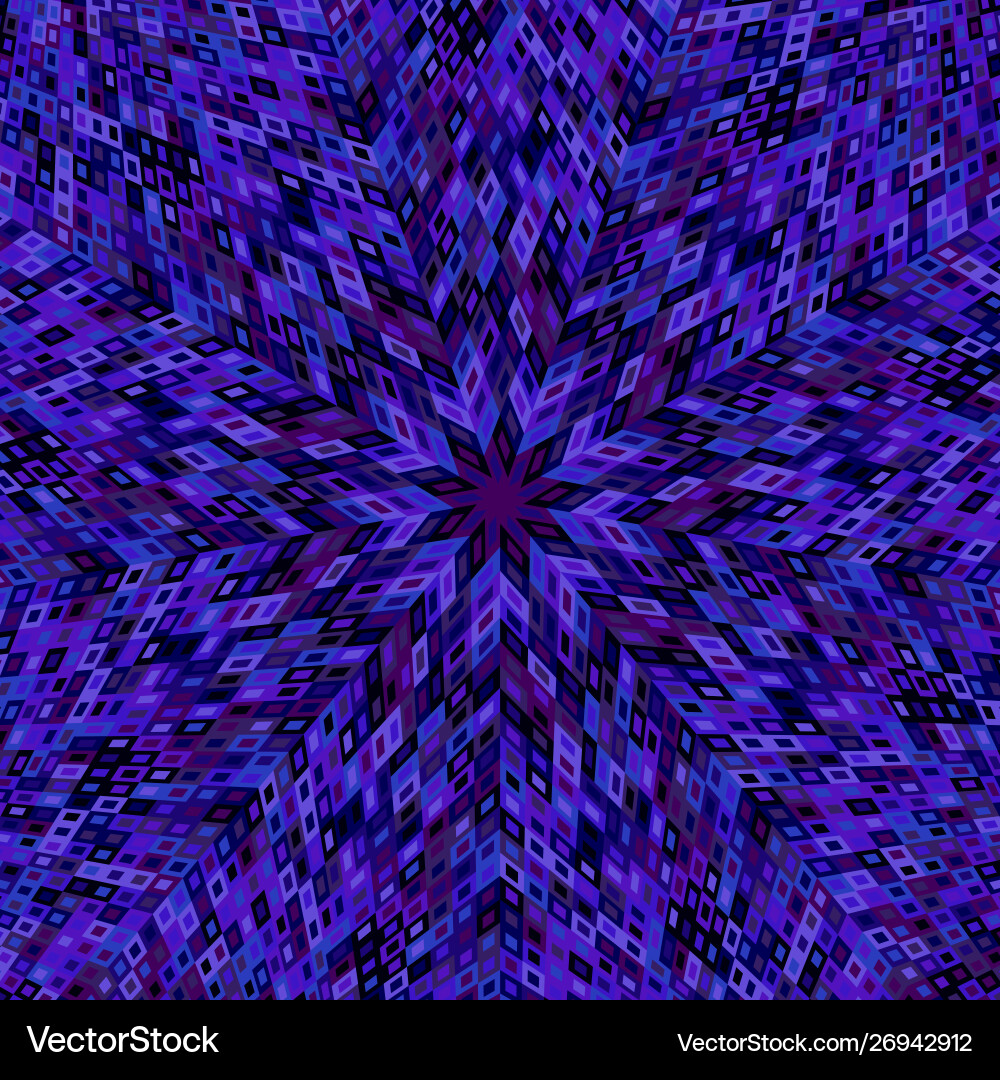 Geometrical dynamic circular tile rectangle vector image
