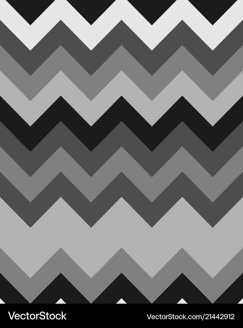 Grey Zigzag Pattern vector image