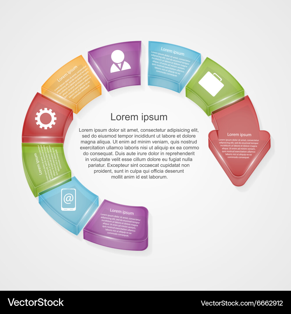 Infographic design elements Vector Image