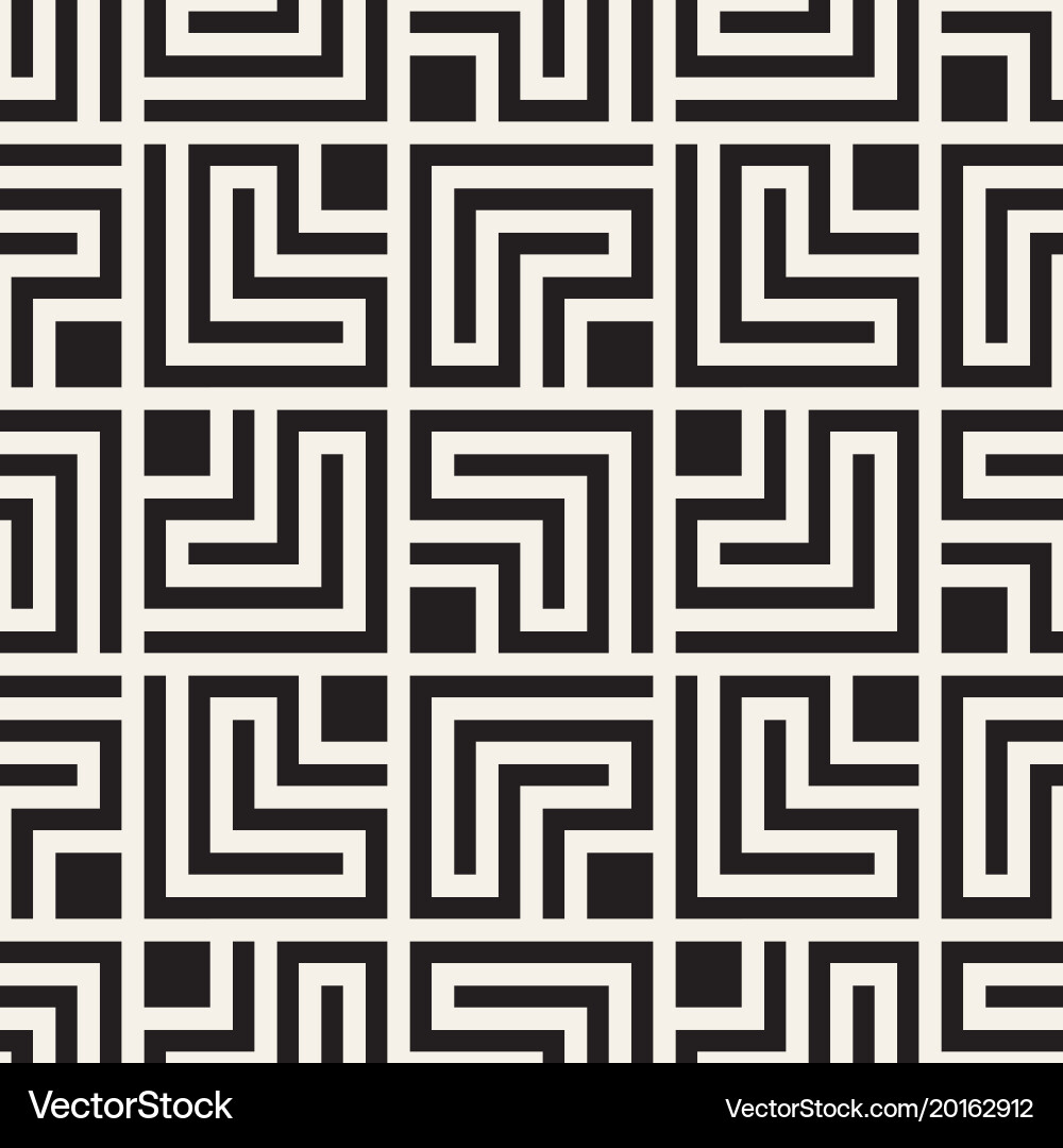 Modern Geometric Lattice Pattern vector image