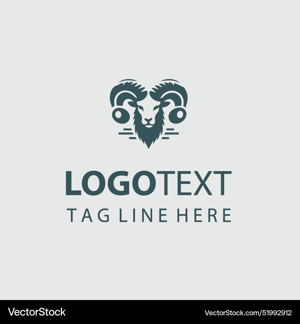 Ram logo Royalty Free Vector Image - VectorStock