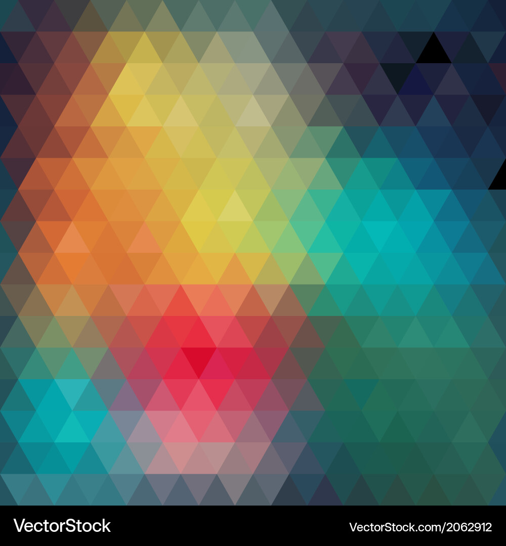 Retro pattern of geometric shapes vector image