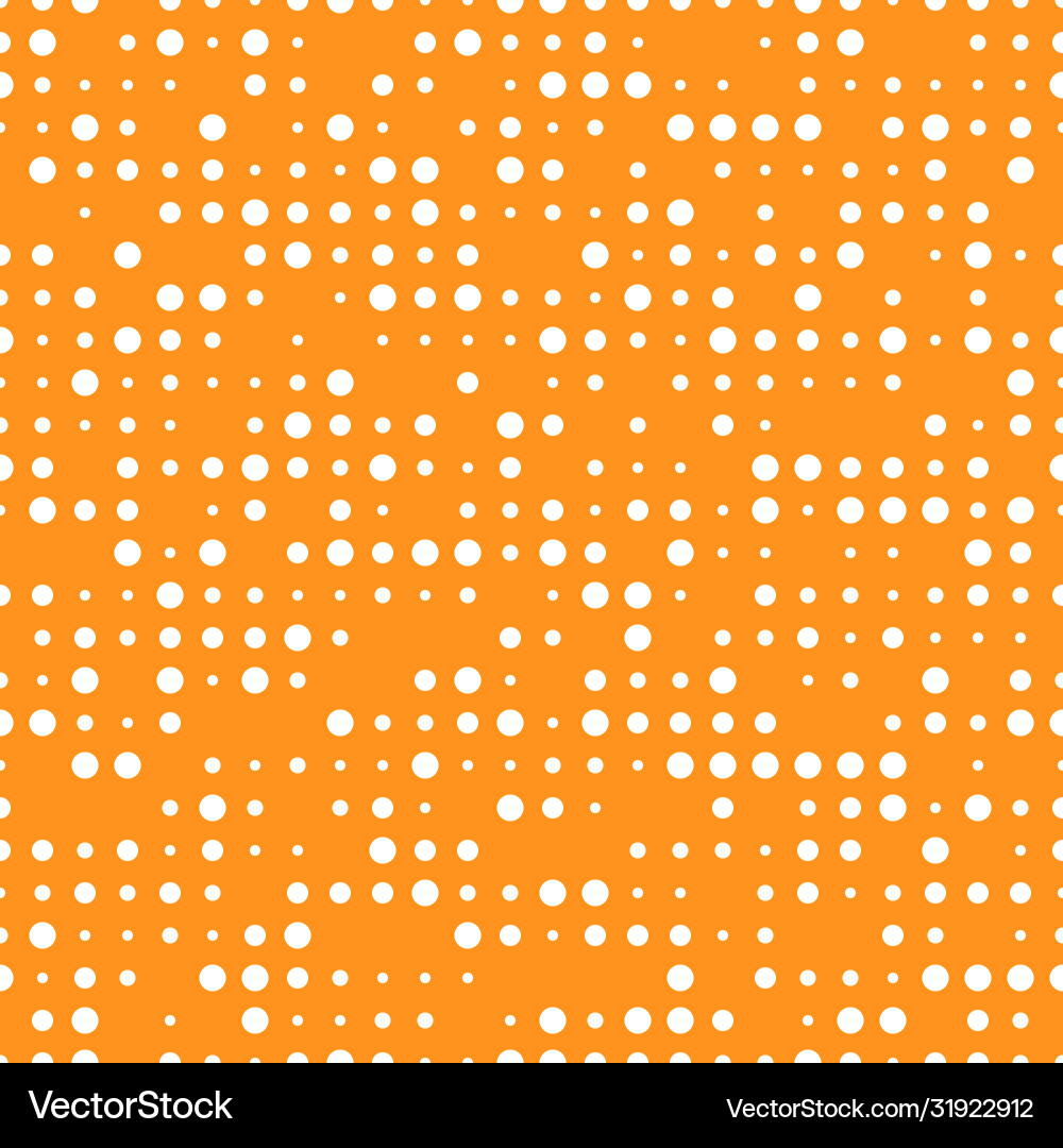 Seamless pattern colored chaotic circles abstract vector image
