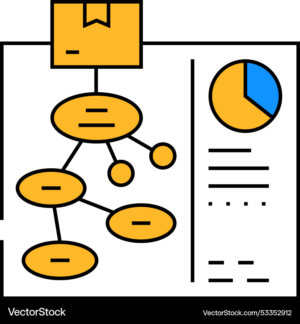 Use case analysis icon color Use case analysis icon color vector image