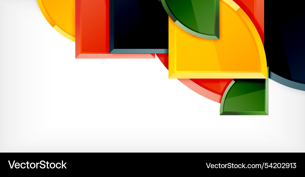 Abstract background - circles and round triangles Abstract background - circles and round triangles Vector Image