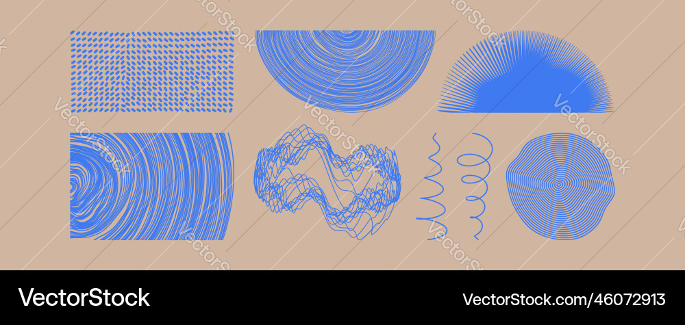 Abstract circular backgrounds with many thin Abstract circular backgrounds with many thin vector image
