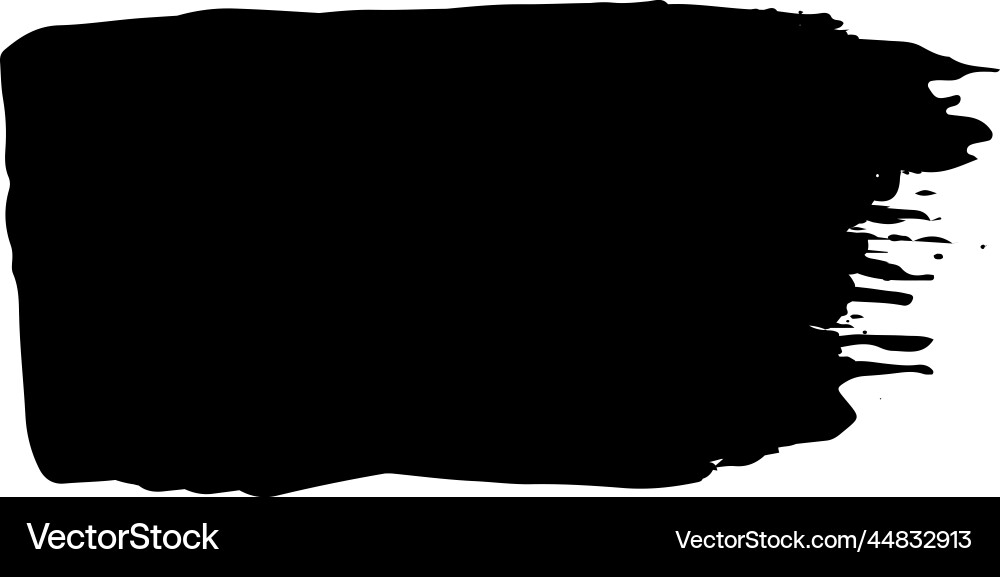 Black paint brush stroke ink strokes Black paint brush stroke ink strokes vector image