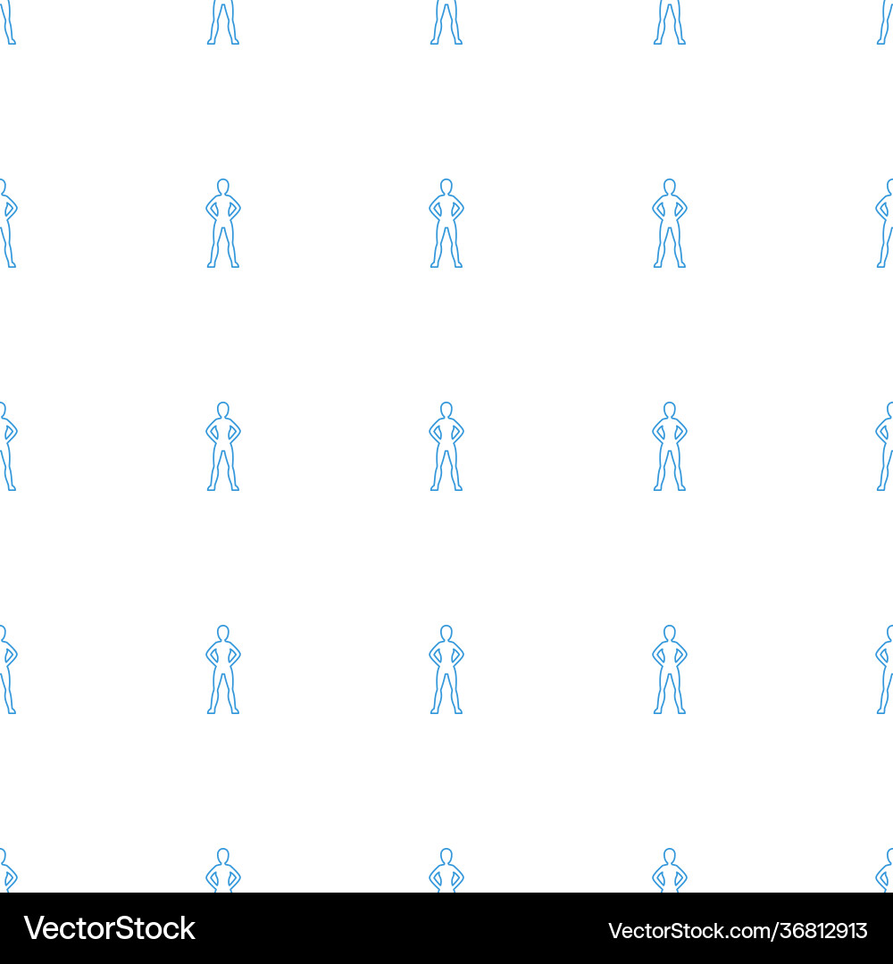 Exercising icon pattern seamless white background Vector Image
