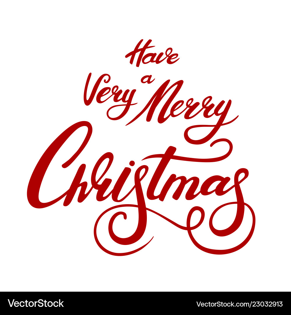 Merry christmas card Merry christmas card vector image