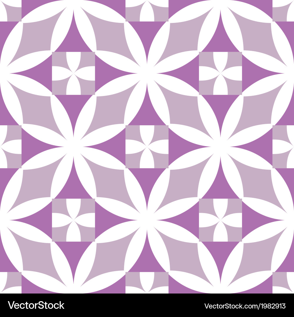 Overlapping circle mosaic vector image