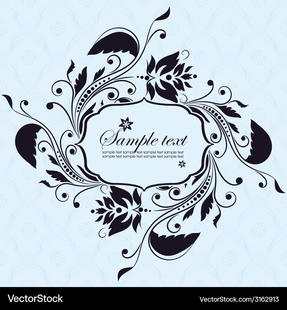 Template frame abstract background vector image