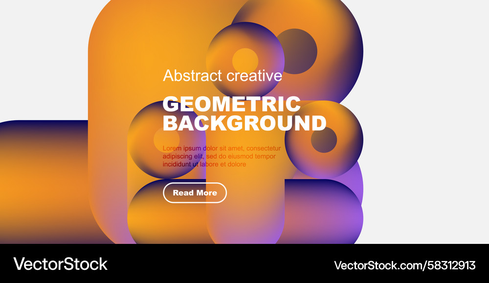 Vibrant abstract shapes overlap creating dynamic Vibrant abstract shapes overlap creating dynamic Vector Image