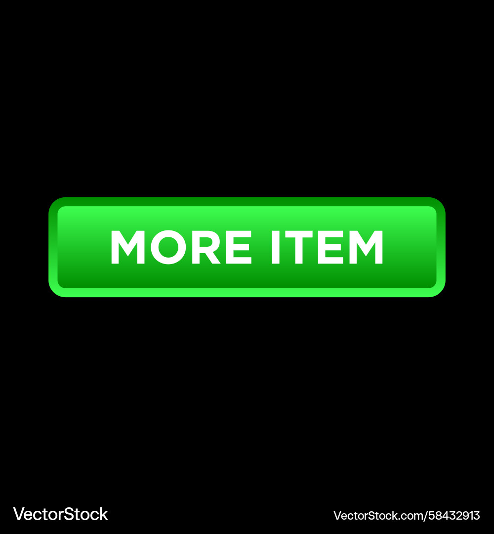Website Button Template - Item Icon Vector Image