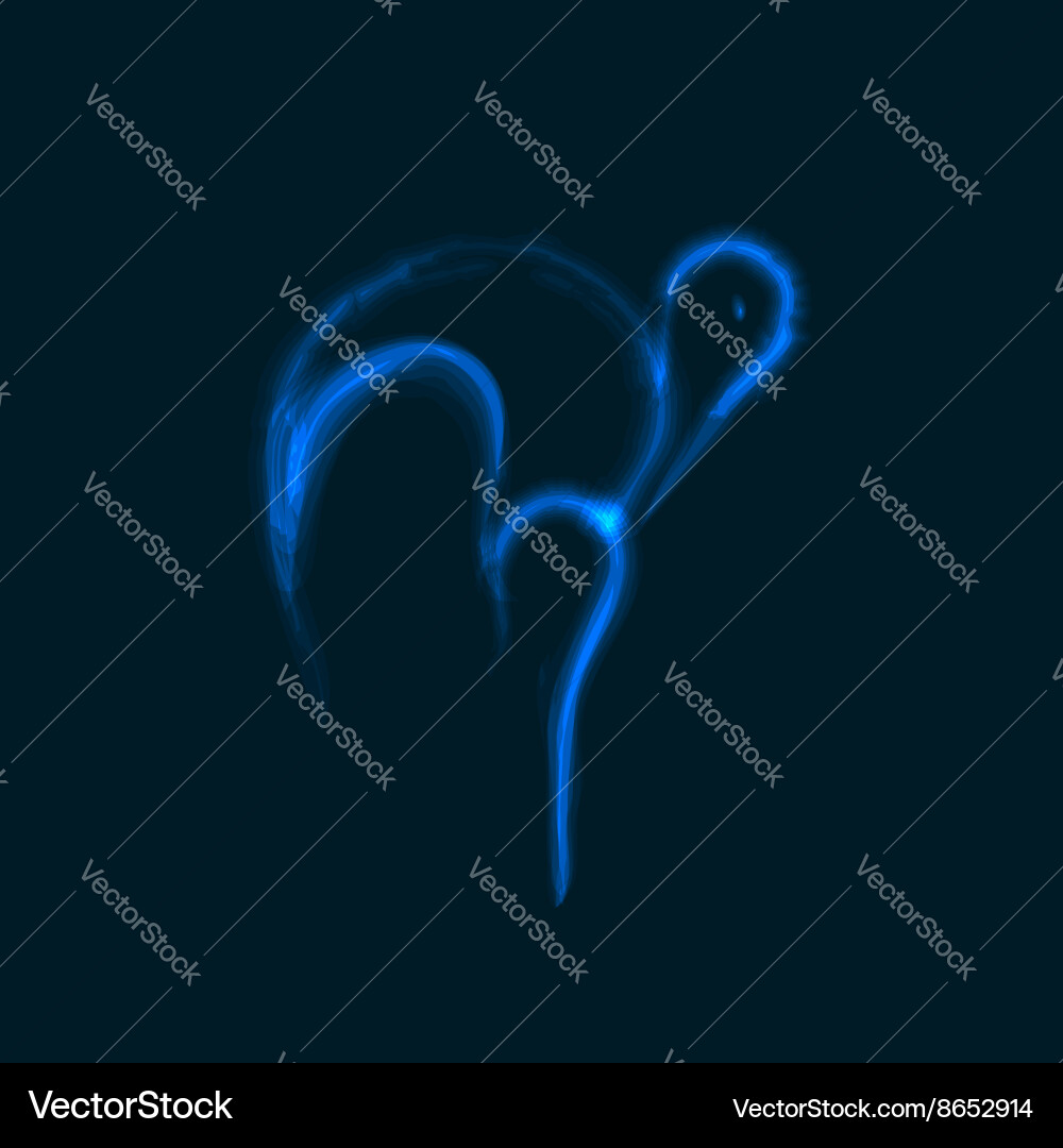 Abstract image of a bird Vector Image