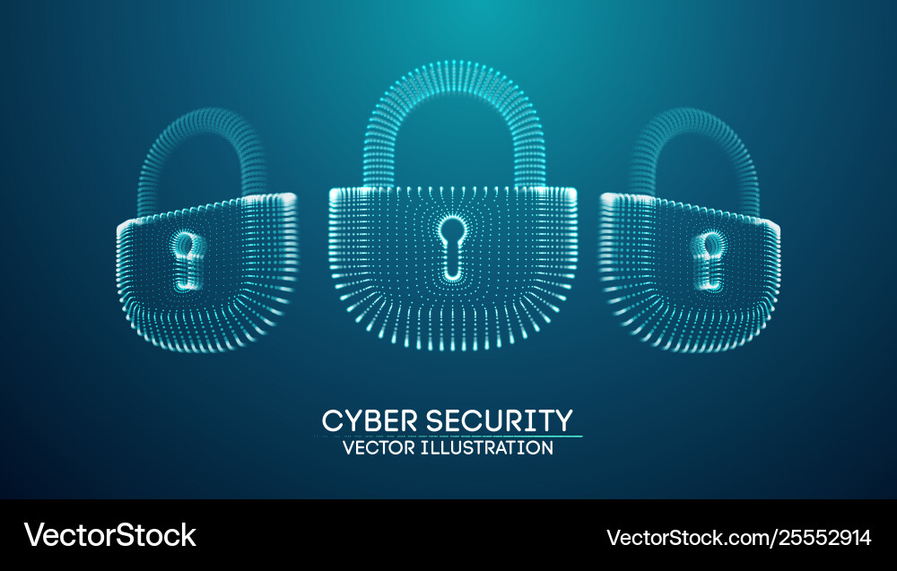 Copter internet cyber security background Copter internet cyber security background vector image