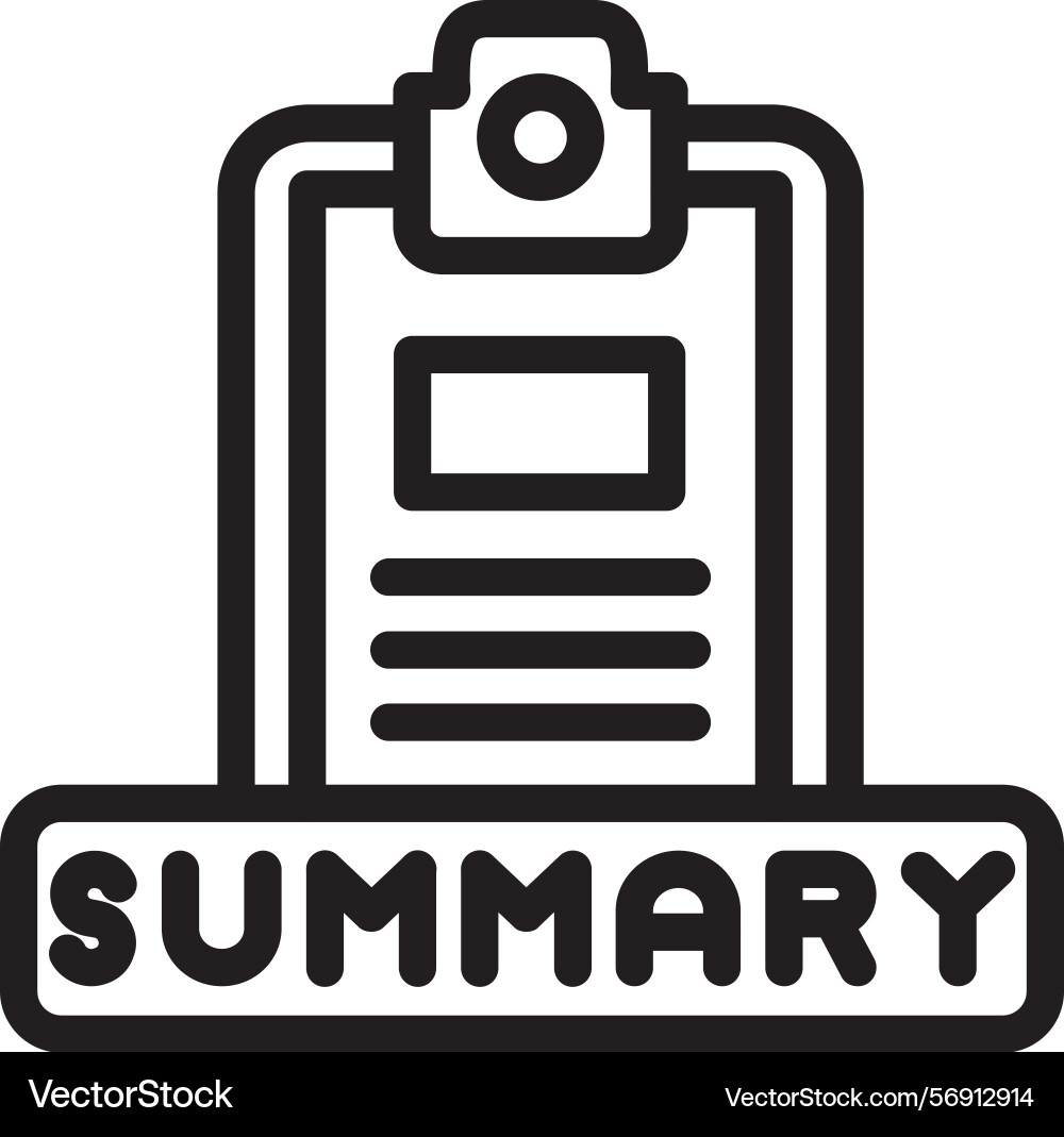 Summary linear style icon design Vector Image