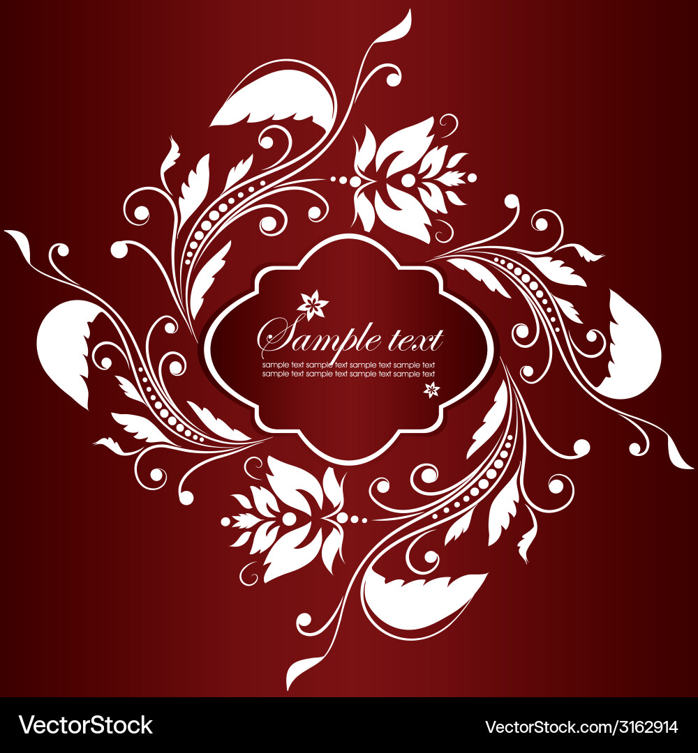 Template frame abstract background vector image