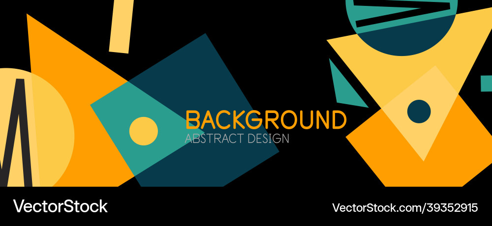 Abstract background with blocks lines geometric Vector Image