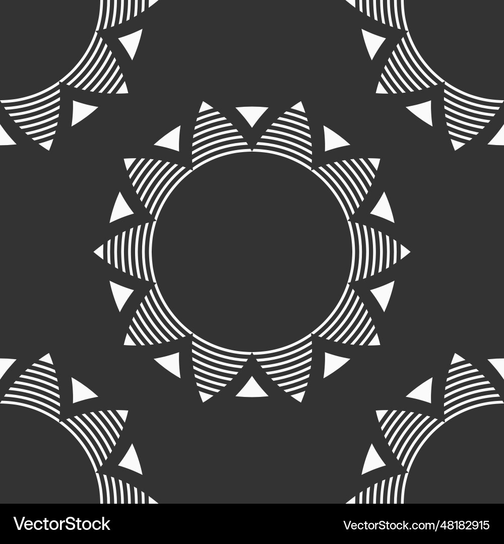 Abstract seamless pattern with round geometric Abstract seamless pattern with round geometric vector image