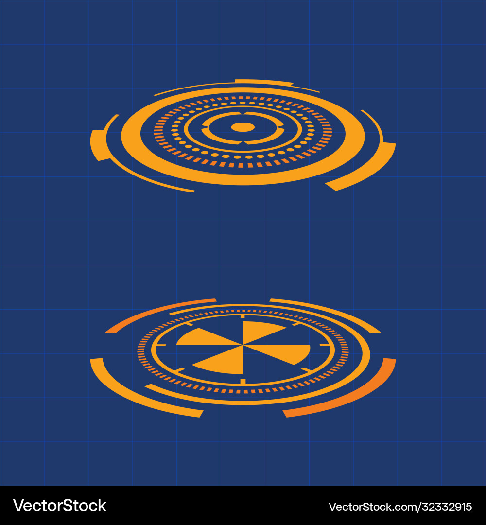 Futuristic user interface Futuristic user interface vector image