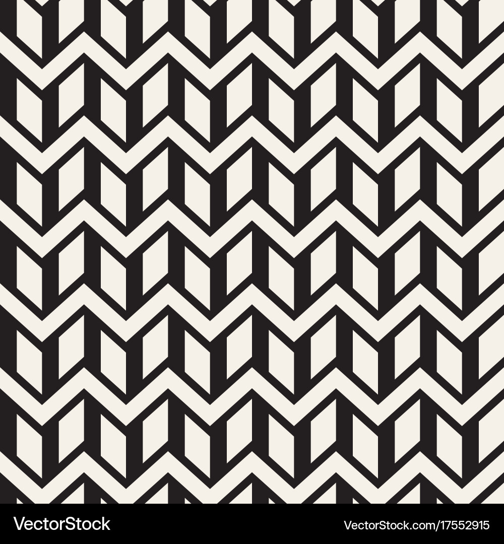 Seamless zigzag line pattern abstract vector image