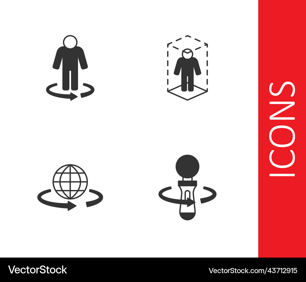 Set vr controller game 3d modeling and icon Set vr controller game 3d modeling and icon vector image