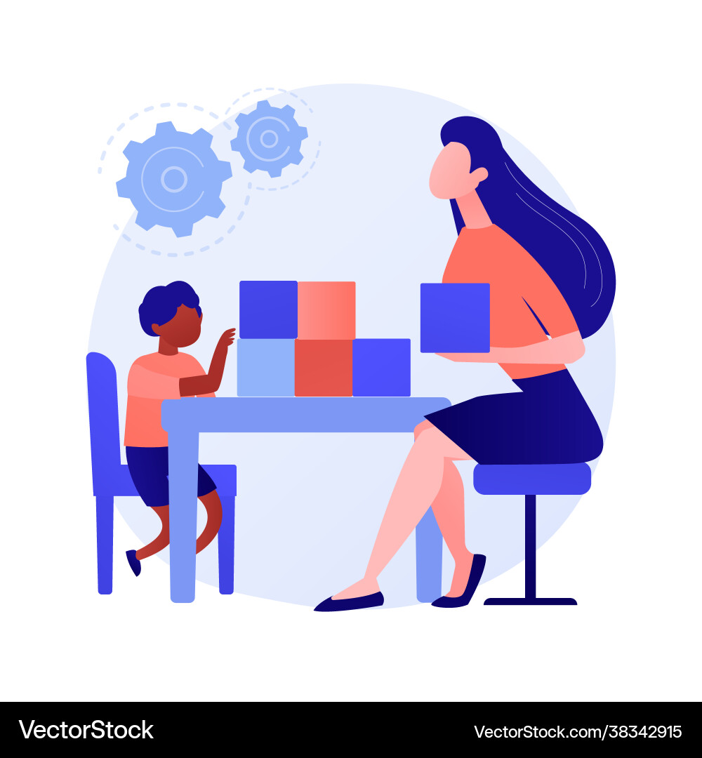 Social-emotional development abstract concept Social-emotional development abstract concept vector image