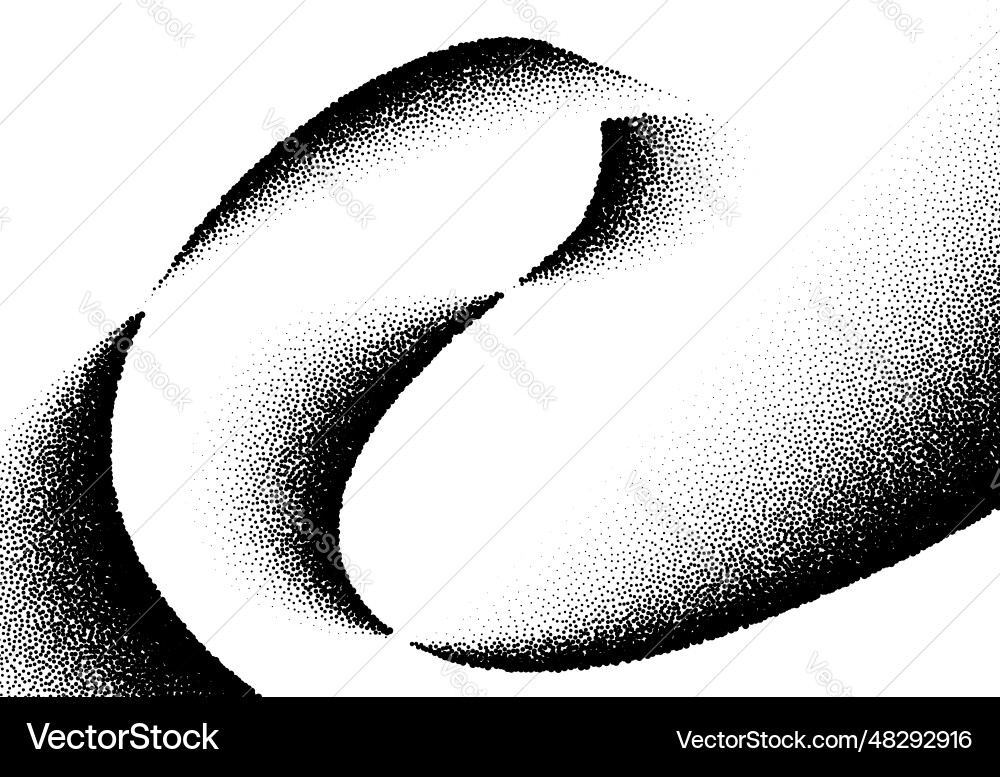Abstract background with wave of scattered dots Abstract background with wave of scattered dots Vector Image