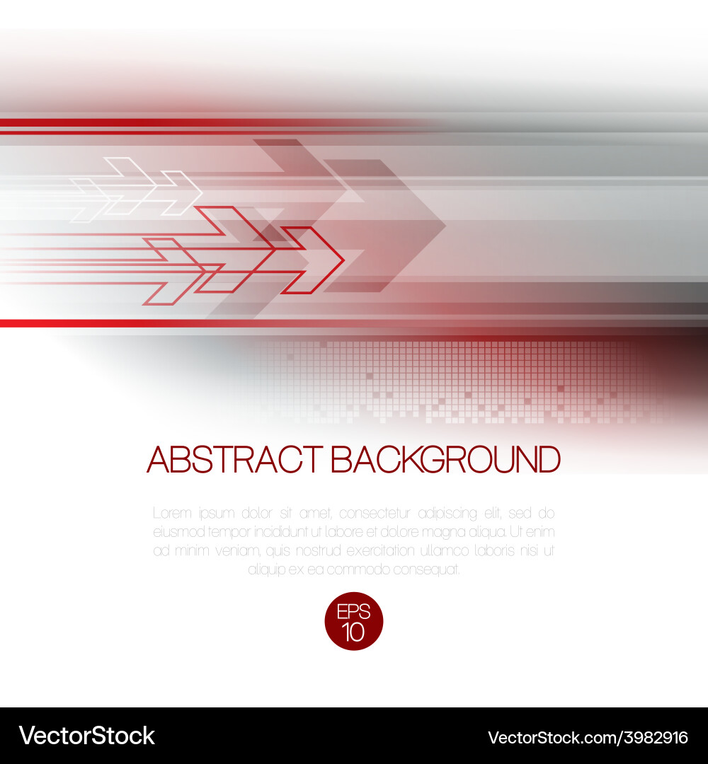 Abstract technology background with lines vector image
