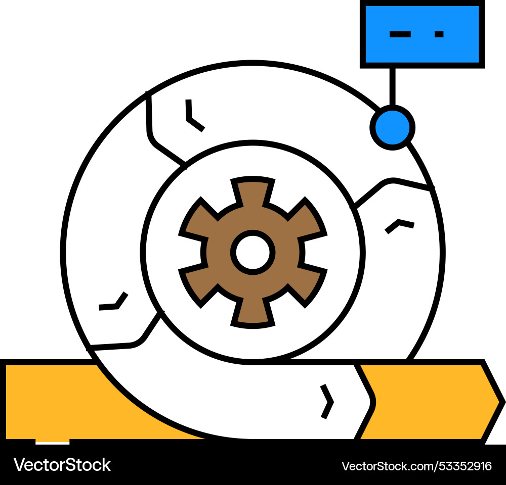 Agile methodology analyst icon color Agile methodology analyst icon color Vector Image