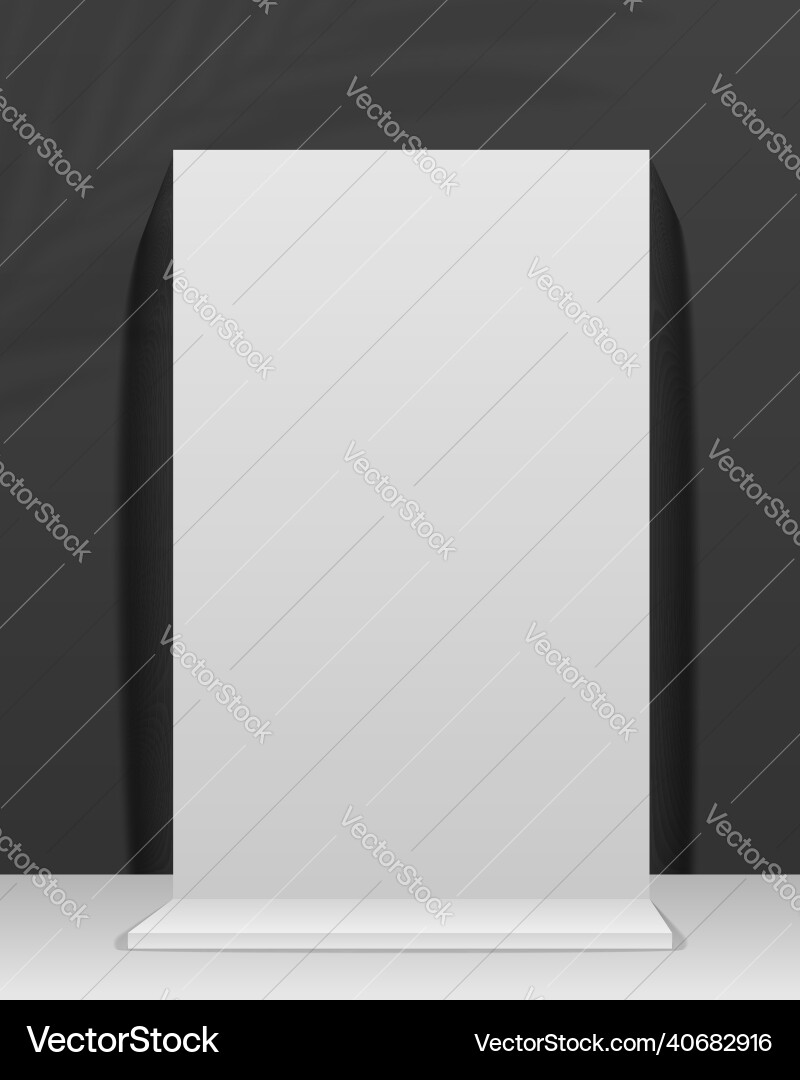 Design of studio for product display vector image