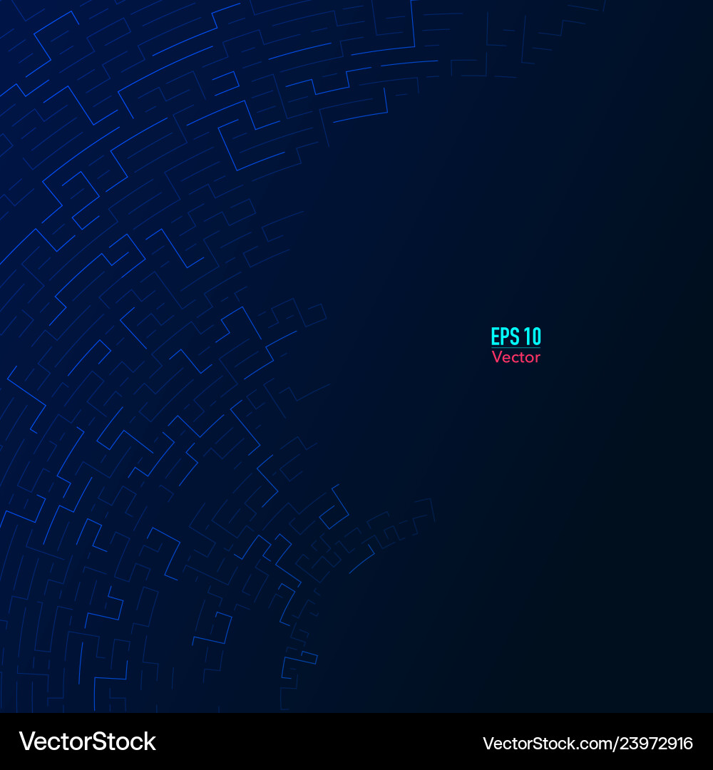 Digital Circuit Background Vector Image