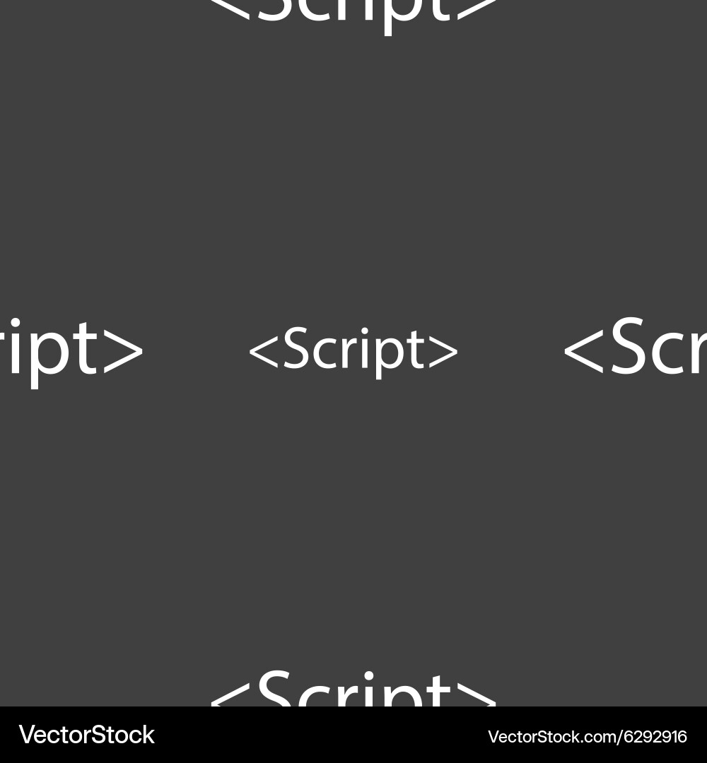 Schriftzeichen Symbol Javascript Code Symbol nahtlos vektorbild