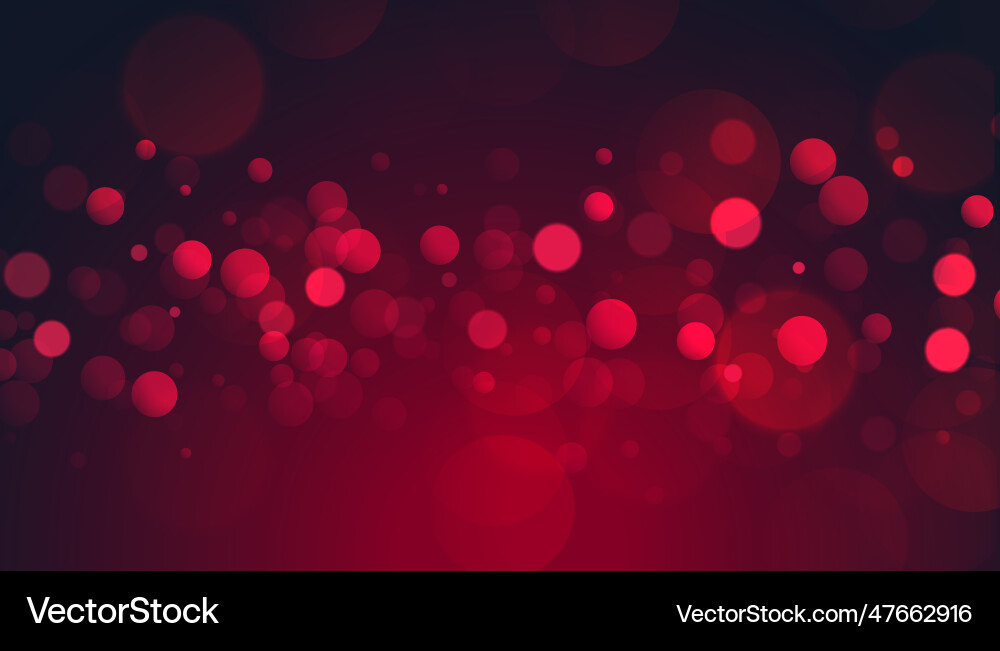 Soft and shiny defocused bokeh banner design Vector Image