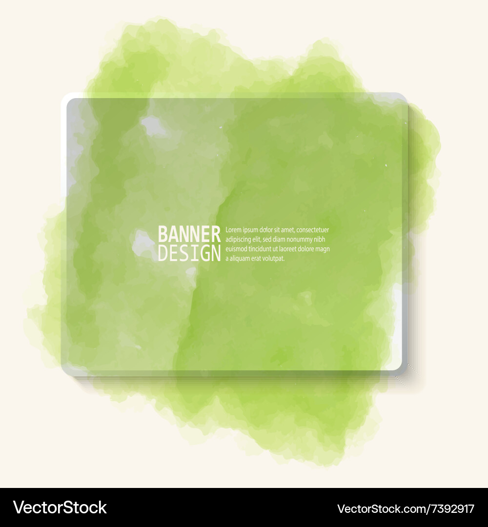 Abstract artistic background with paint element Vector Image