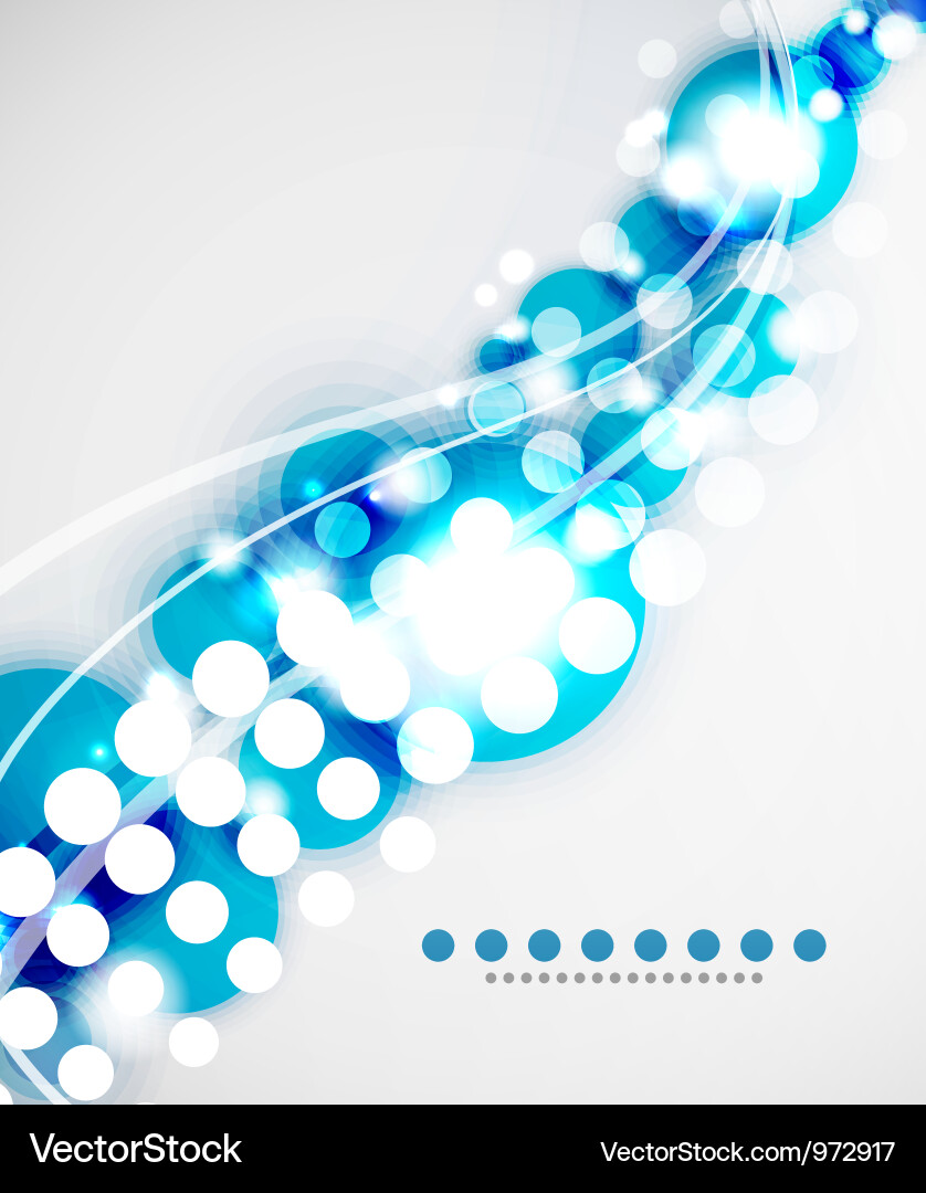 Abstract circle background vector image