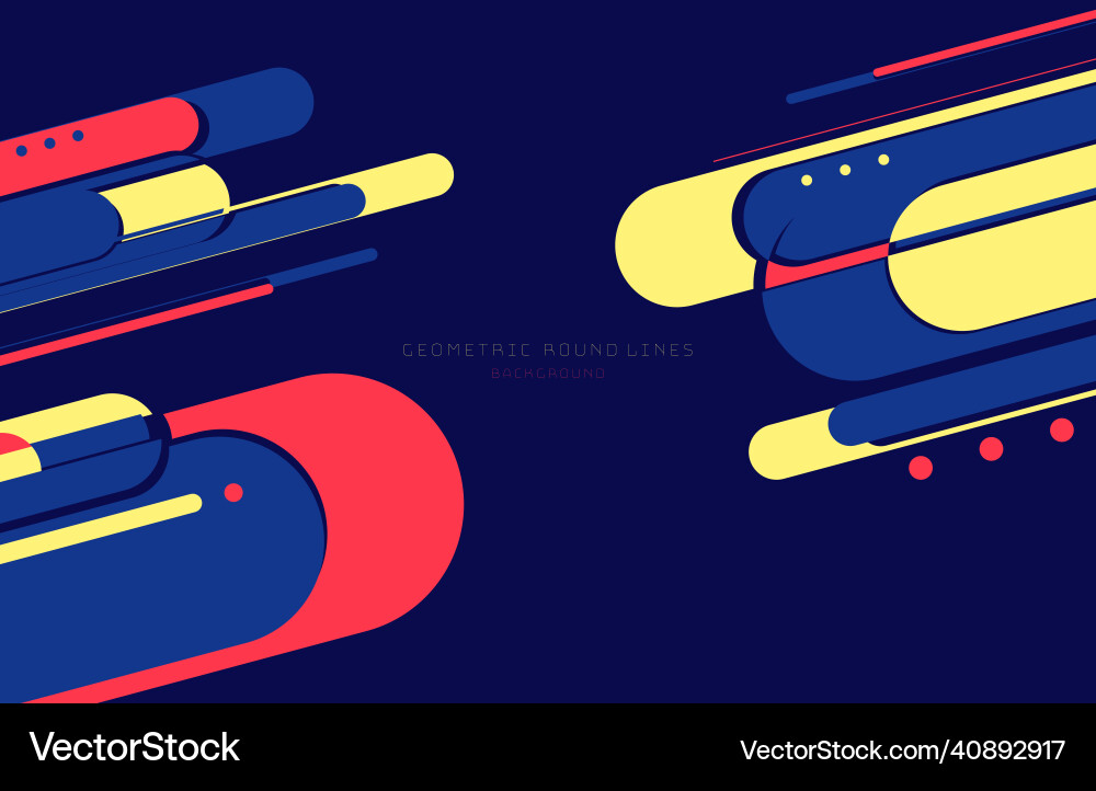 Abstract rounded lines pattern design Abstract rounded lines pattern design vector image