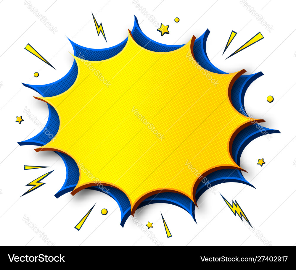 Cartoonish Comics Banner Boom Sprechblasen Cartoonish Comics Banner Boom Sprechblasen vektorbild