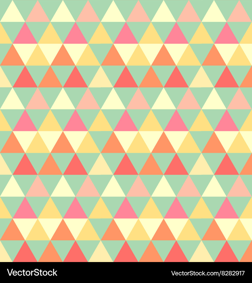 Geometric Triangle Pattern vector image
